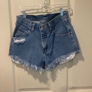 Wrangler cutoff shorts